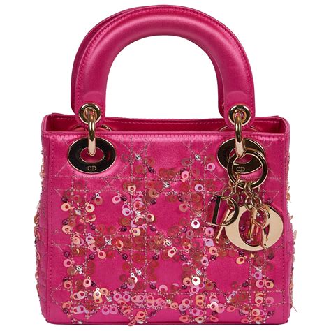 dior pink bag small